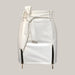Bandage PU Leather Mini Skirts White