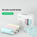 Mini Bliuetooth Wireless Thermal Printer 3rolls Colorrecordingstickers