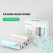 Mini Bliuetooth Wireless Thermal Printer 3rolls Colorrecordingstickers