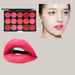 15-Color Lip Makeup Palette