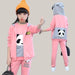 Girls' Clothes Young And Teen Girl's Panda Pink