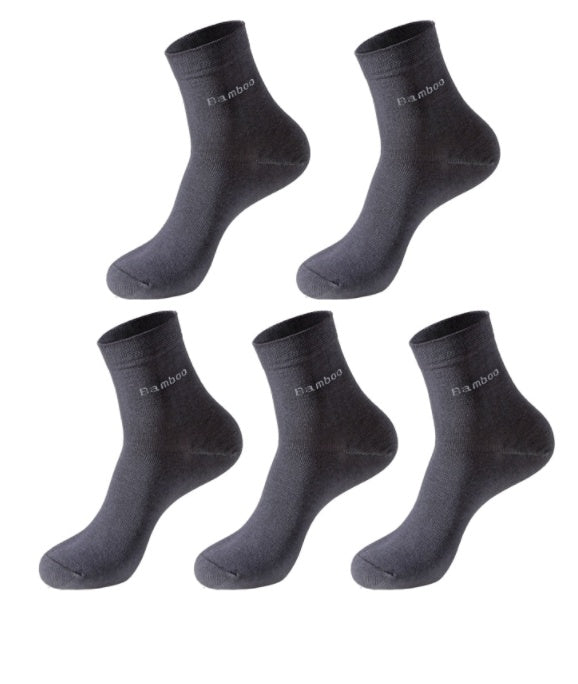 Solid Color Socks Men's
