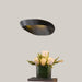 Minimalist Aluminum LED Wall Lamp Black 3000K warm light
