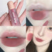 Student Lipstick Matte Lip Mud Lip Gloss 02 Taro Cameo Brown