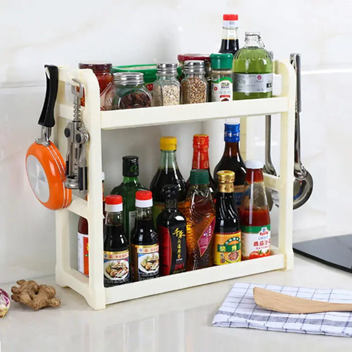 Kitchen Storage Shelving Multilayer White