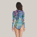 Women's Long Sleeve One Piece Swimwear