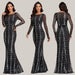 Sequins Women Maxi Dresses Figure1