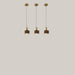 Vintage Brass Walnut Solid Wood Copper Lamps