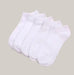 Black And White Gray Boat Socks White One size 1PC