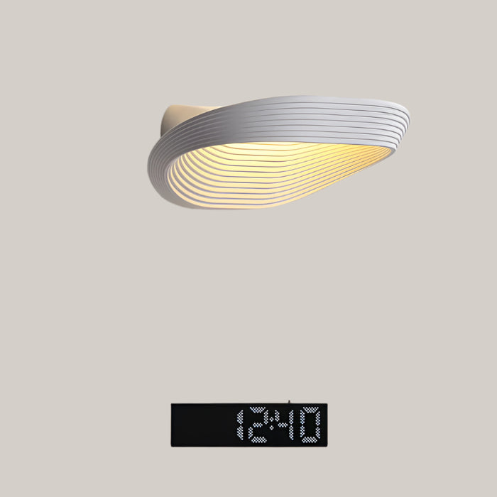 Minimalist Aluminum LED Wall Lamp White 3000K warm light
