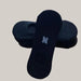 Socks Men And Women Solid Color Boat Socks Black A 5PCS