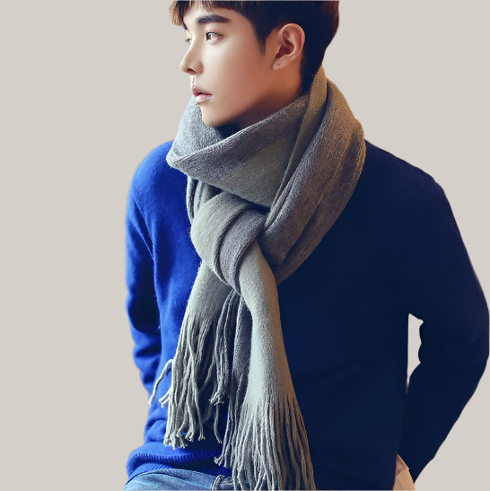 Men Scarves Can Match Colors Fashion