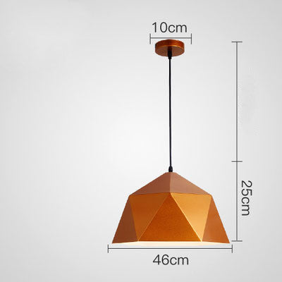 Colorful Mini Pendant Lamp Gold large