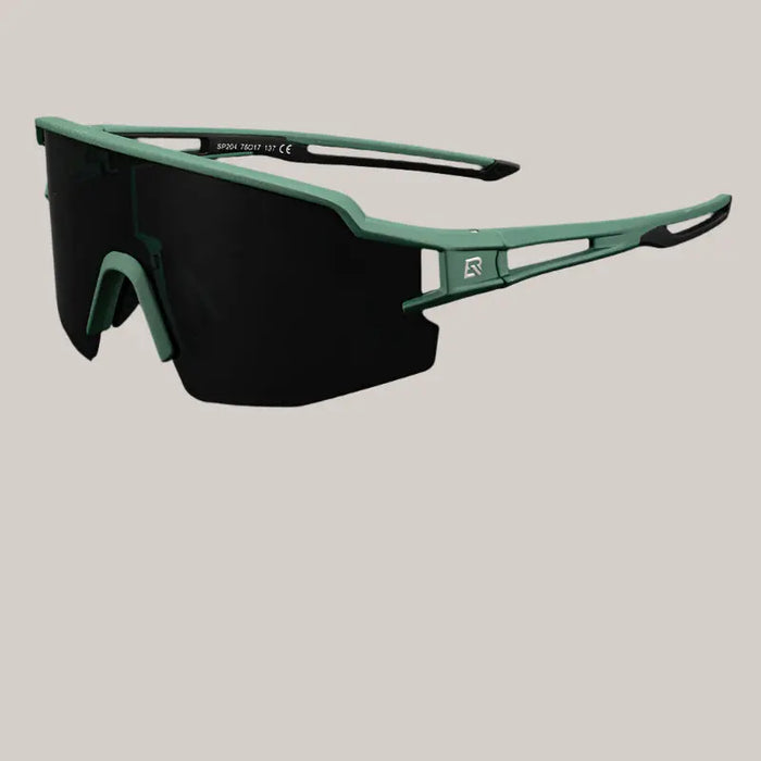 Half-Frame Sports Glasses – 8 Colors 10177Sand Turquoise Green