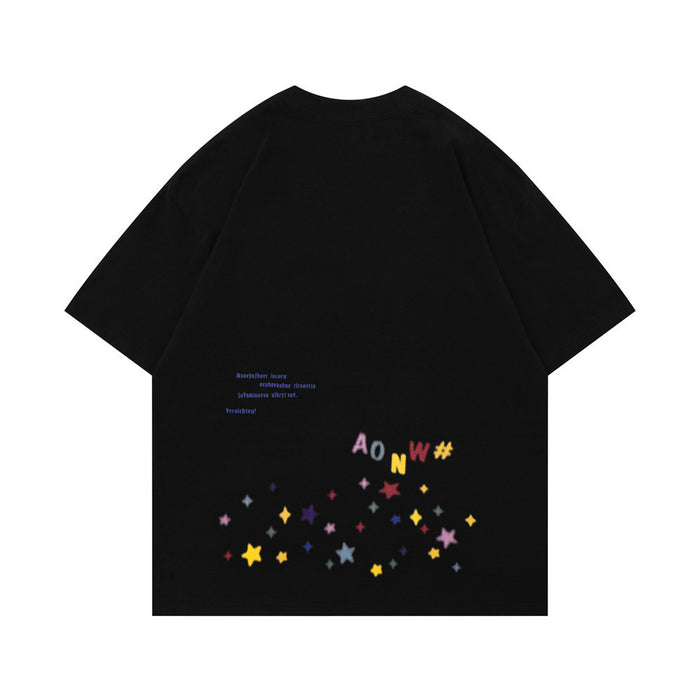 Letter XINGX Printed Men Summer Clothing