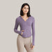 Hooded Running Workout Clothes Top Twilight Purple