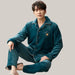 Men's Winter Flannel Pajamas Suit YD9301