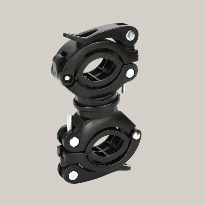360° Bicycle Flashlight Mount – 6 Colors Black black