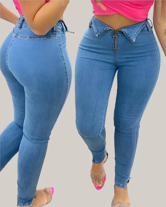 Fashion casual jeans with jeans