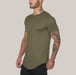 New Gym Wear Plain Shirts Army Green
