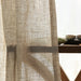 Modern Hemp Semi-Shading Curtains, Set of 2 Linen 2pcs