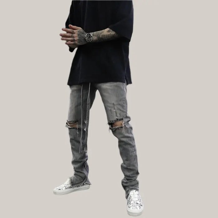 Zippered Jeans