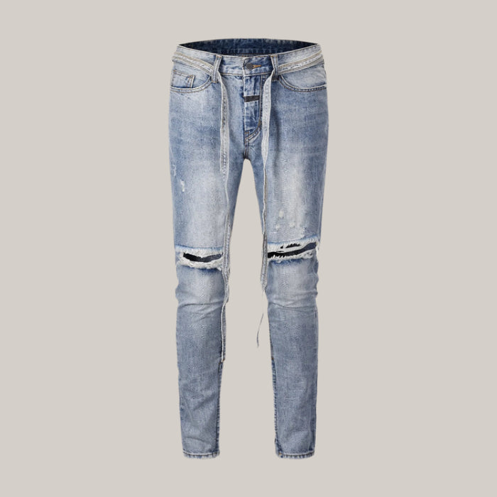 Zippered  Jeans