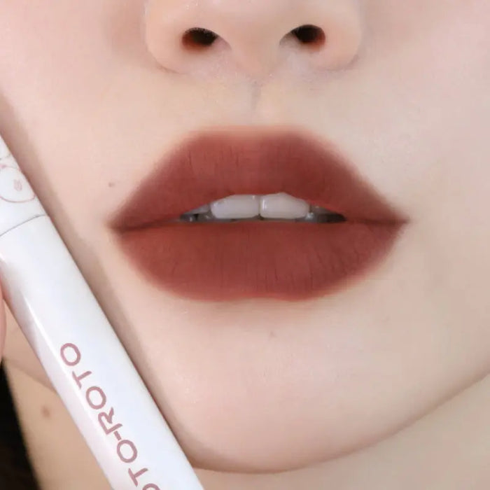 Matte Lip Mud – 15 Shades B004 Tea Art Milk Coffee