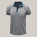 POLO Bottoming Shirt Men Clothing Light Gray