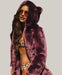 Faux Fur Coats Purple