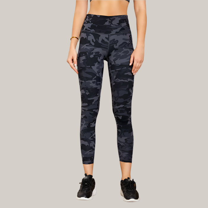Camouflage Print Gym Trainer Wear