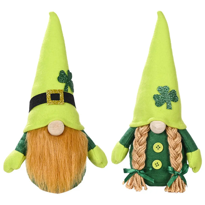 Irish Festival Decorated With Green Rudolph Action Figures