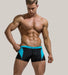 Color Block Swim Trunk Lake Blue