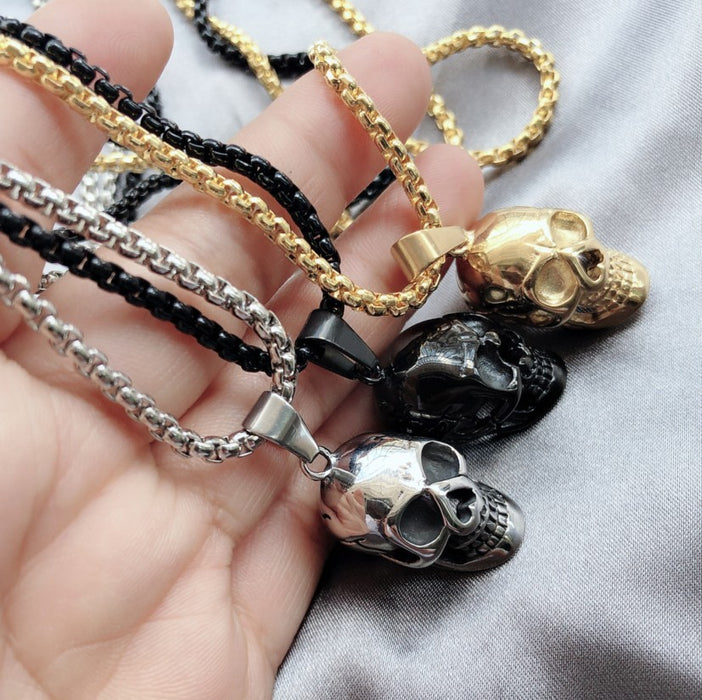 Halloween Skull Necklace Men Fashion