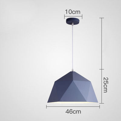 Colorful Mini Pendant Lamp Grey large