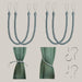 Modern Rope Curtain Tiebacks, Pair Z51