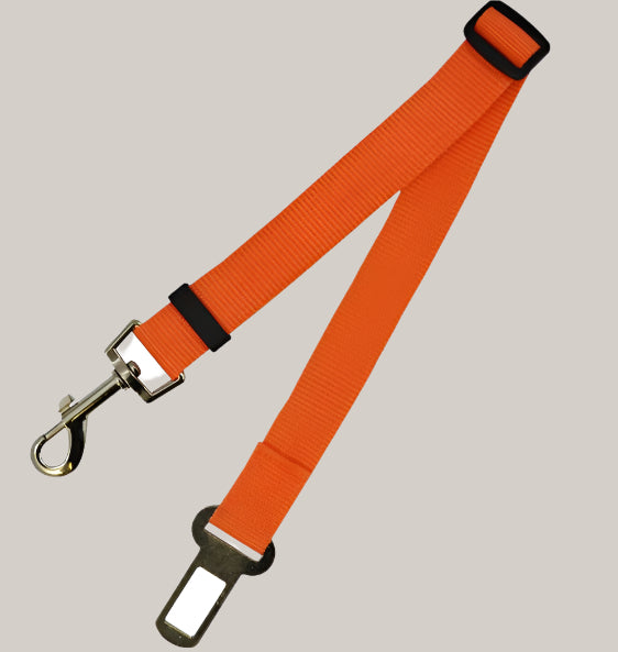 Adjustable Pet Seat Belt Restraint 70cm Orange