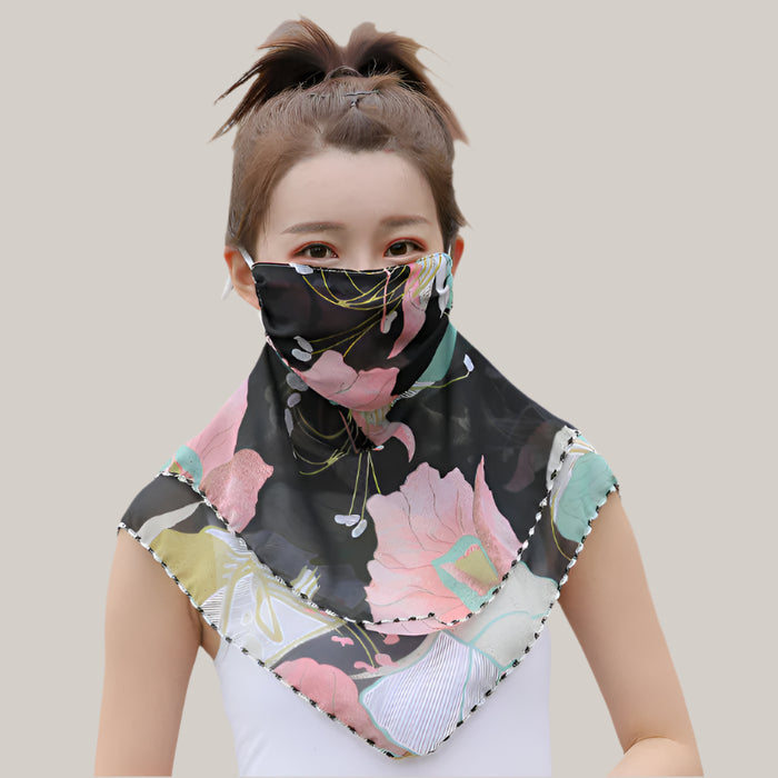 Sunscreen mask scarves