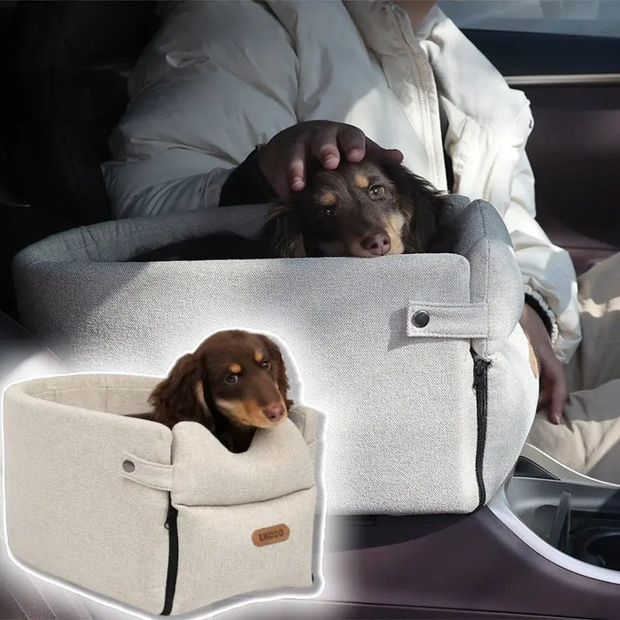 Center-Console Pet Car Seat – 2 Colors