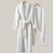 Flannel Comfortable Thermal Pajamas Suit White