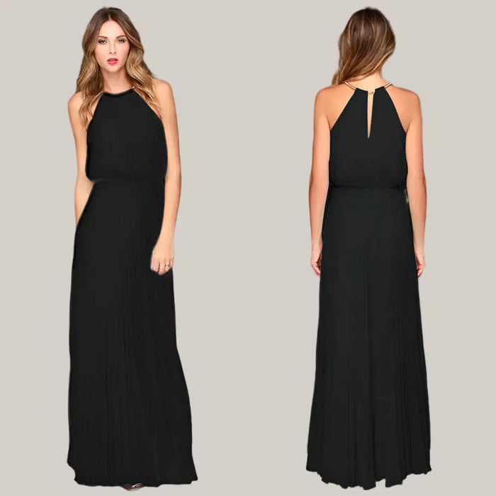 Party Women Long Dresses Black