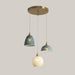 Handmade Ceramic Chandelier Combination1