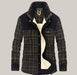 Winter Jacket Men Thicken Warm Deep Army