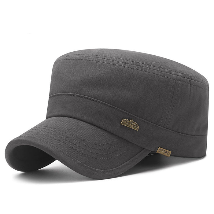 Men's Adjustable Sports Sun Hat Gray Adjustable
