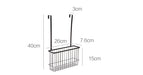Nordic No-Drill Metal Kitchen Hanging Shelf