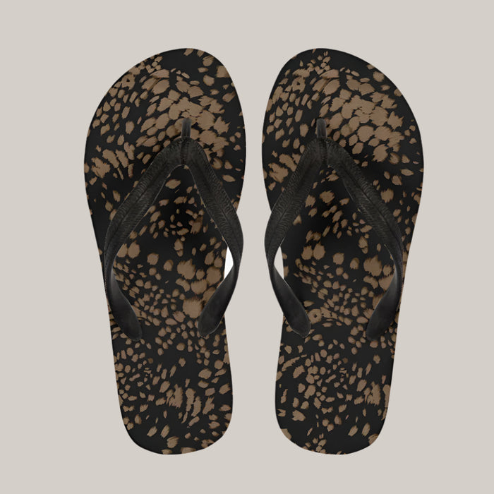 Animal-Texture Flip-Flops YSFD1028AB
