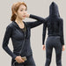 Running yoga fitness clothes Black