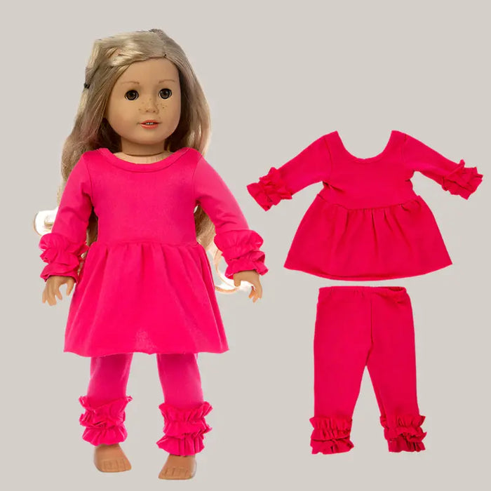 18-Inch Doll Clothing Set – 5 Styles Rose Red Fungus 18inches