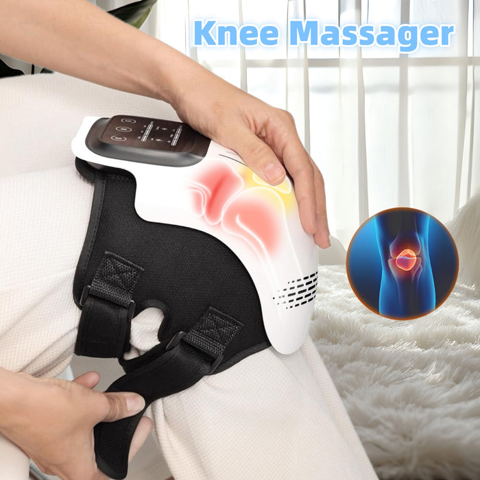 Massager Rechargeable Pain Relief Infrared Laser Vibration Knee Massager