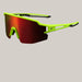 Half-Frame Sports Glasses – 8 Colors 10178sand fluorescent yellow